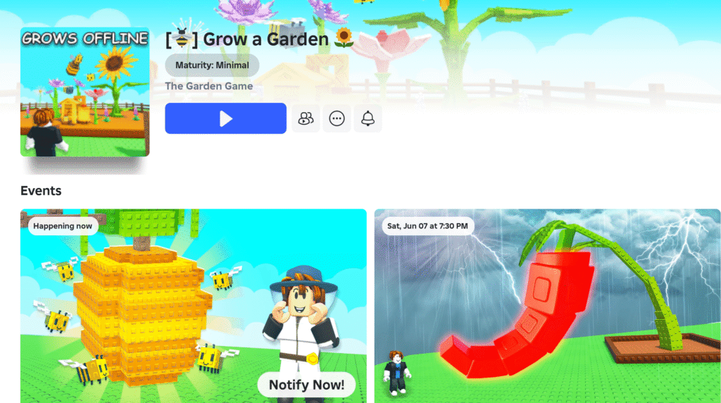 New Bee Update in GrowtheGarden Roblox